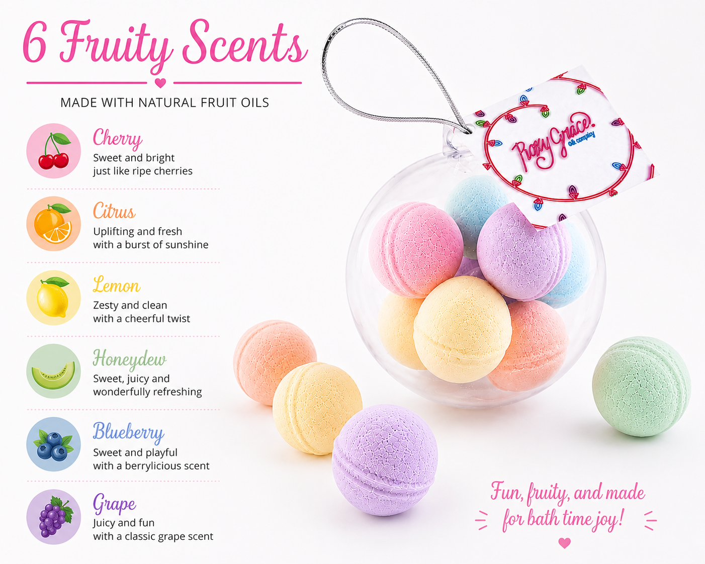 Christmas Bath Bombs Ornaments