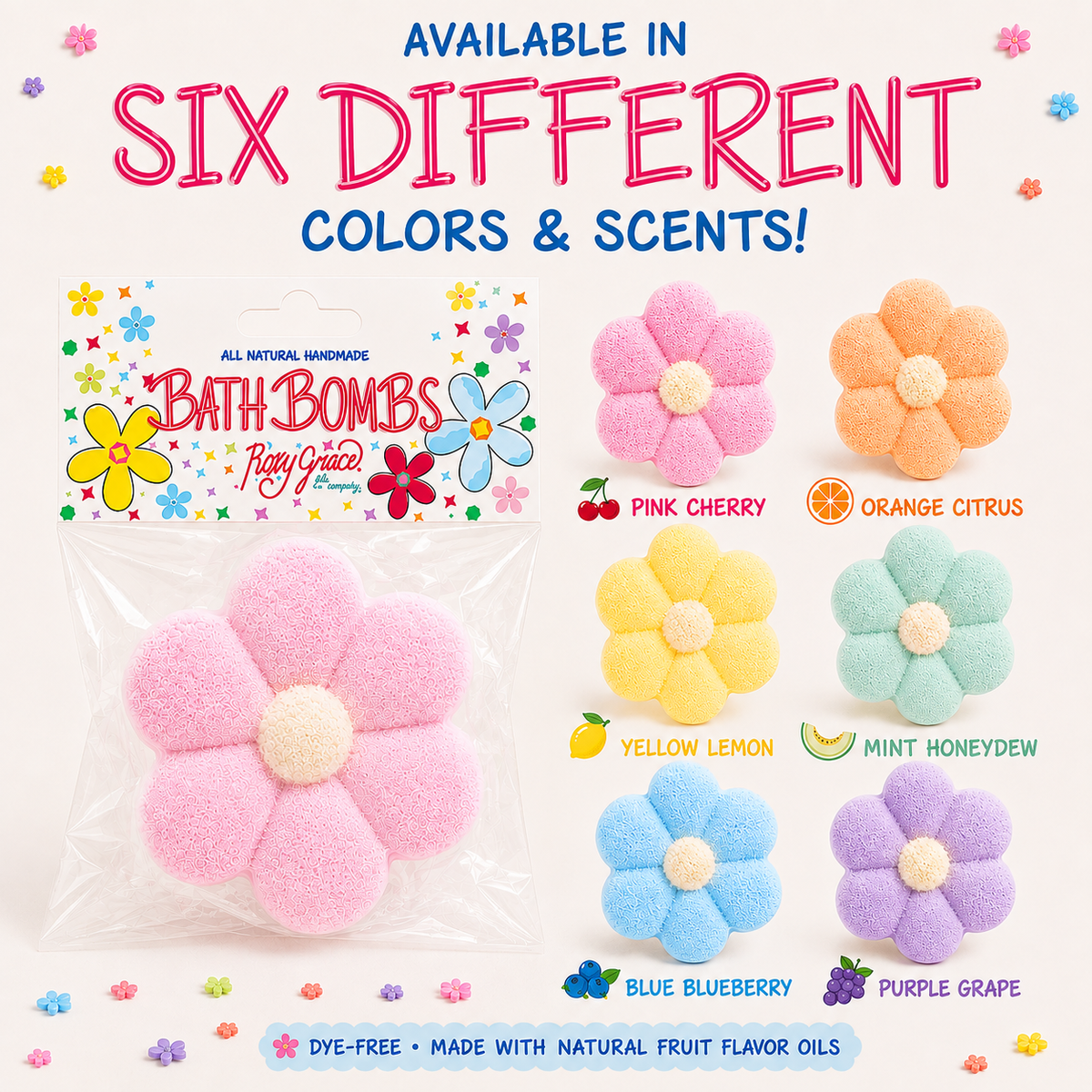 Bath Bomb Daisies