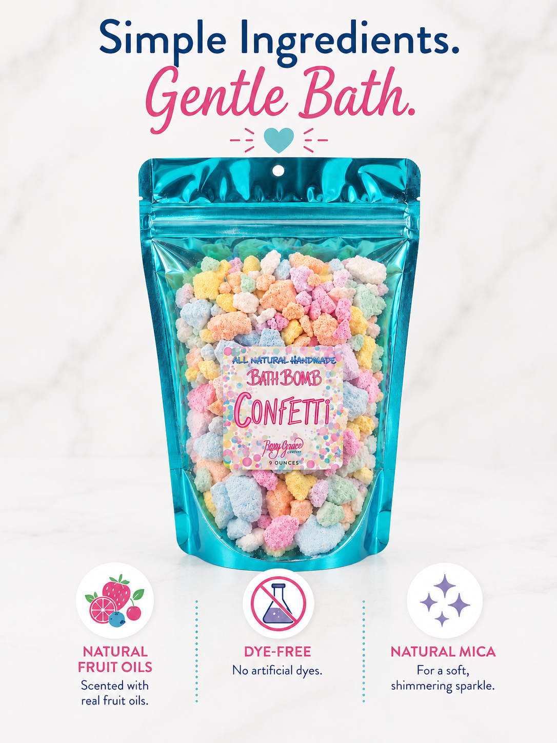 Bath Bomb Confetti