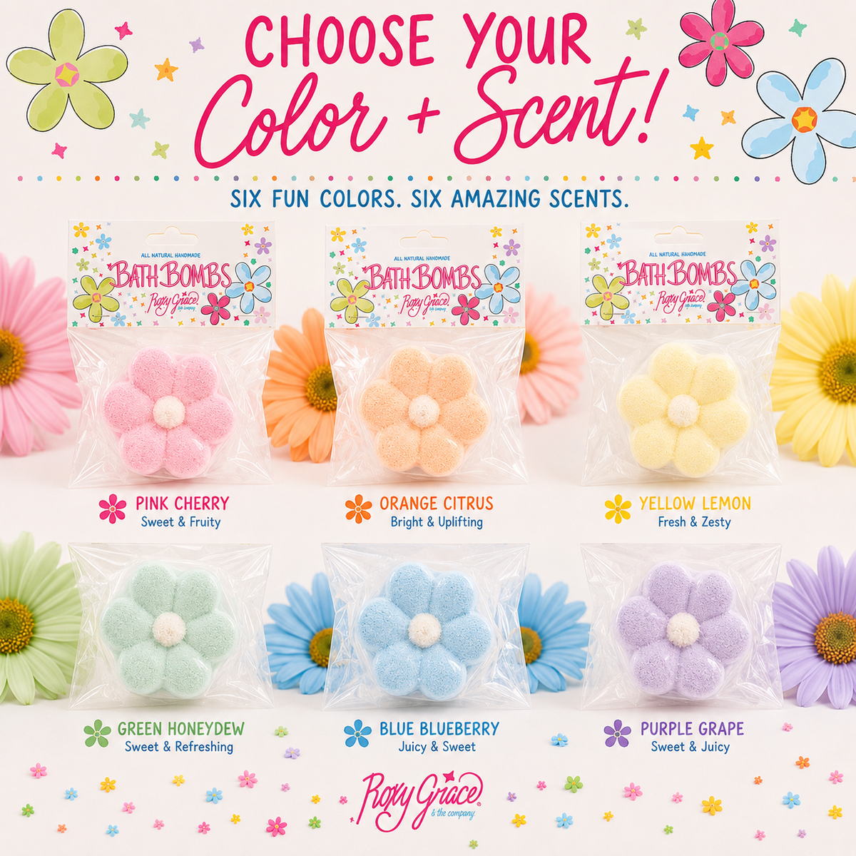 Bath Bomb Daisies