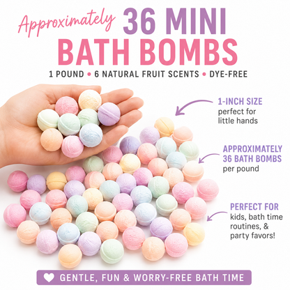 Mini Bath Bombs by the Pound