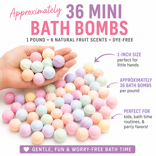 Mini Bath Bombs by the Pound