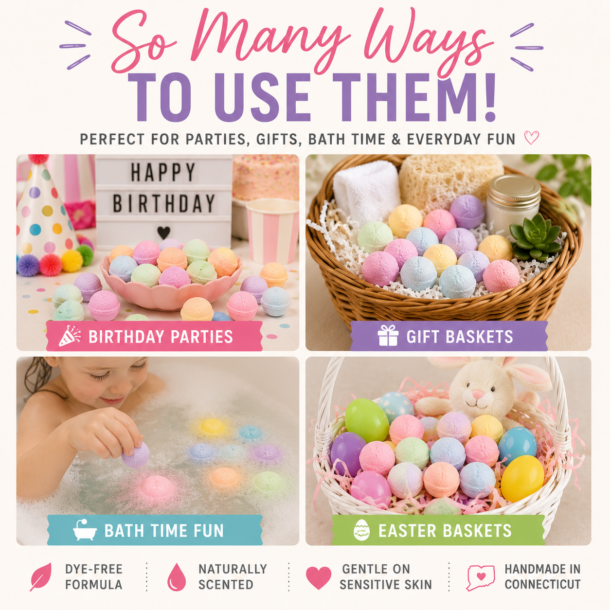 Mini Bath Bombs by the Pound