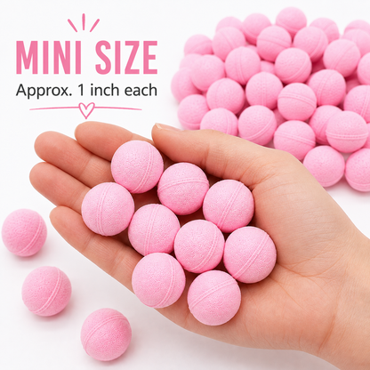 100 Bubble gum Mini Bath Bombs