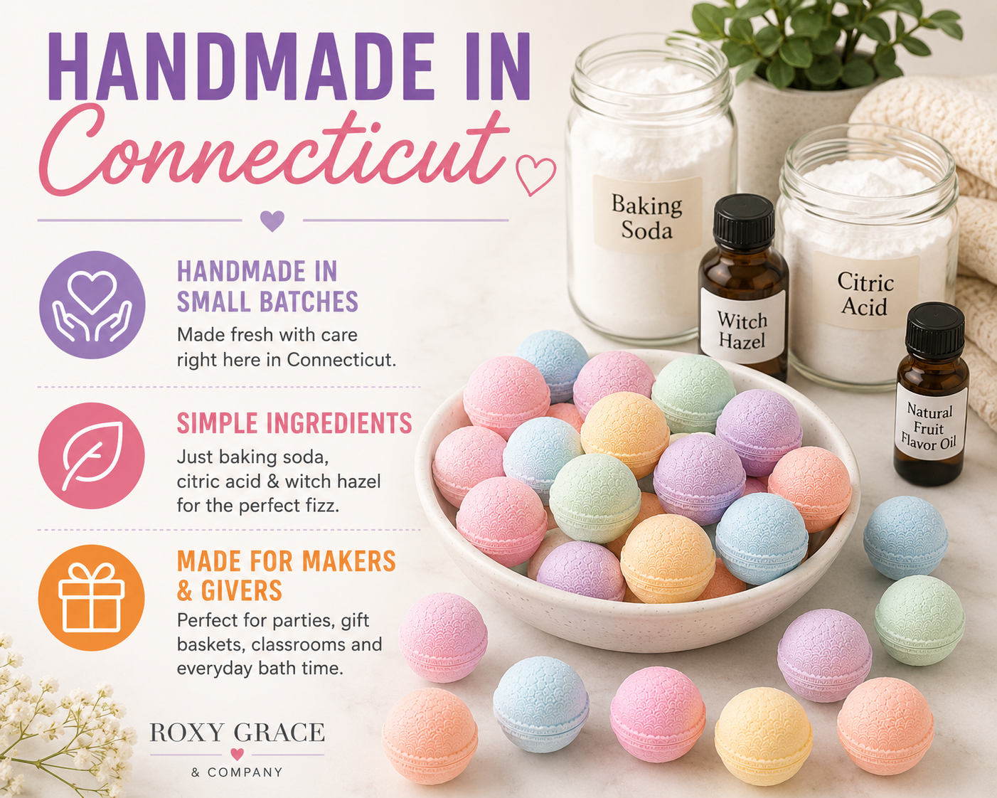 Mini Bath Bombs by the Pound