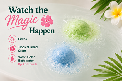 Tropical Island Bath Bomb Deluxe Kit