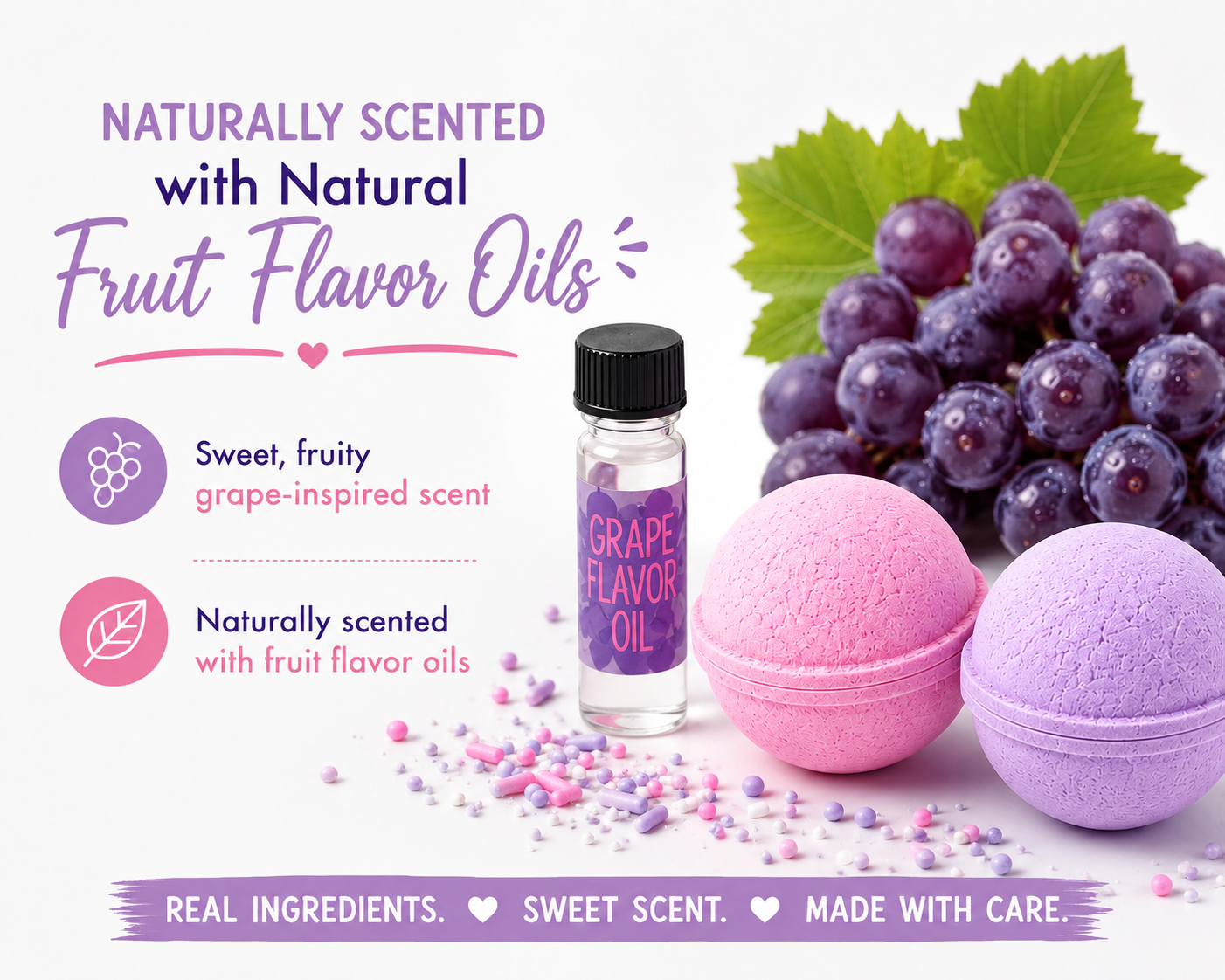 Juicy Grape Bath Bomb Deluxe Kit