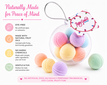 Christmas Bath Bombs Ornaments