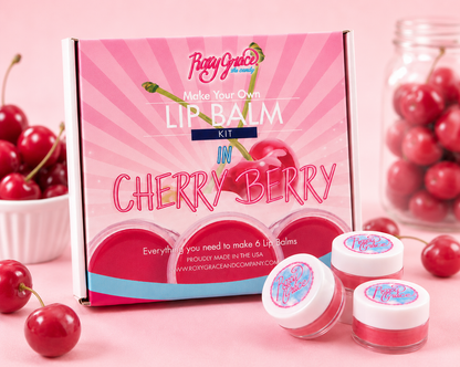 Christmas DIY Lip Balm Kit | Choose Cherry Berry or Bubblegum