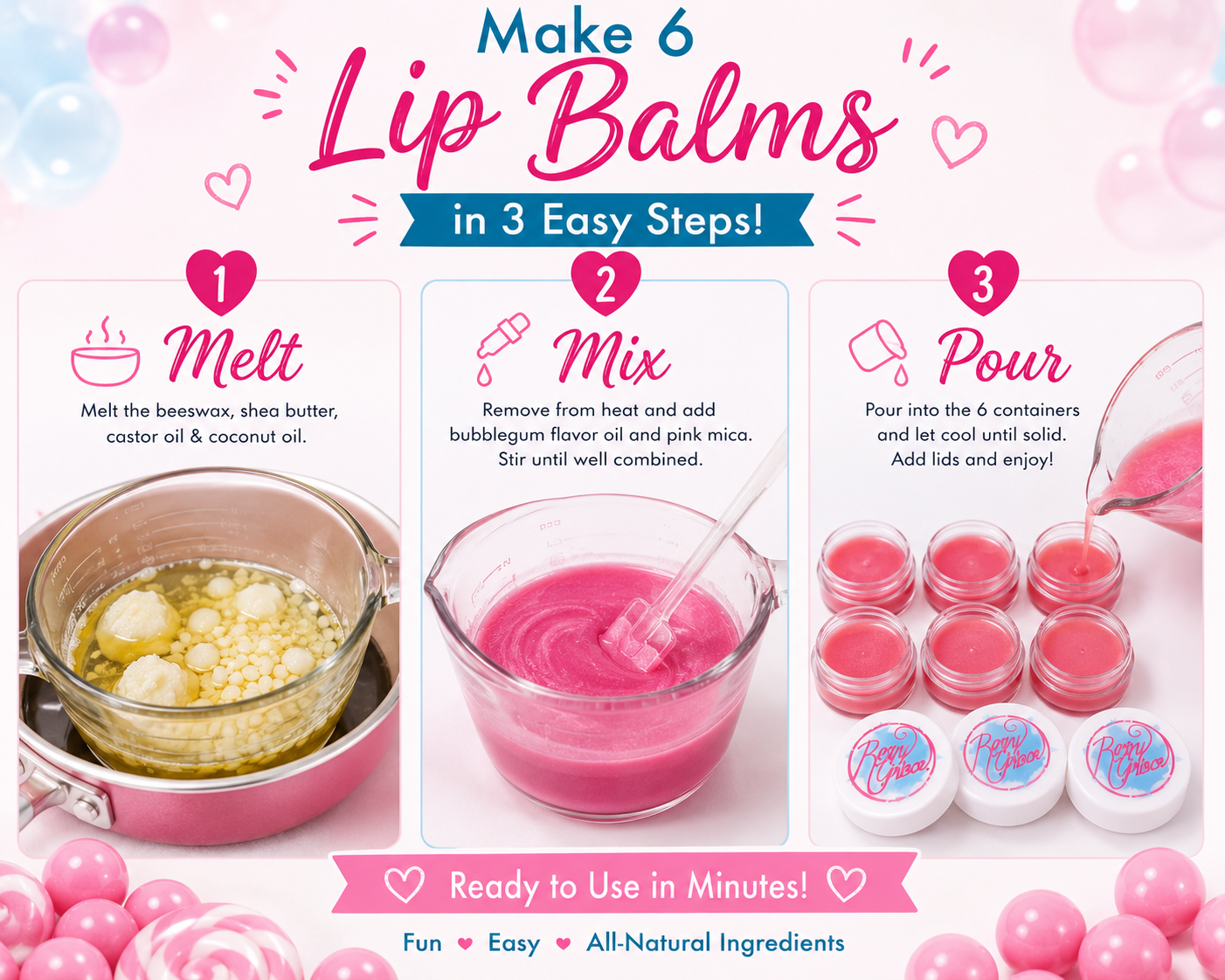 Lip Balm Kit - Bubblegum
