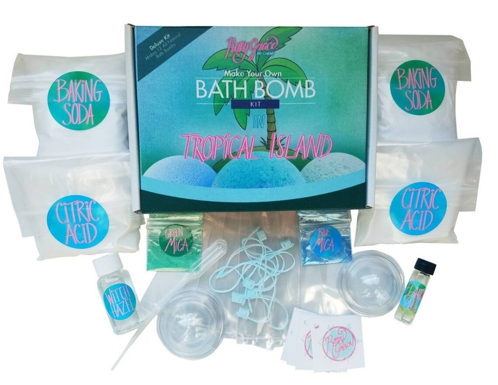 Tropical Island Bath Bomb Deluxe Kit