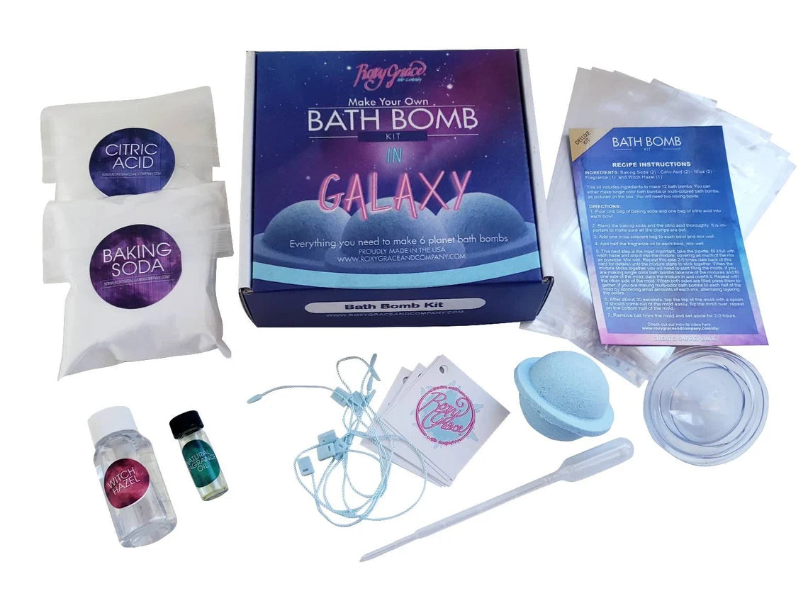 Blue Galaxy Bath Bomb Kit