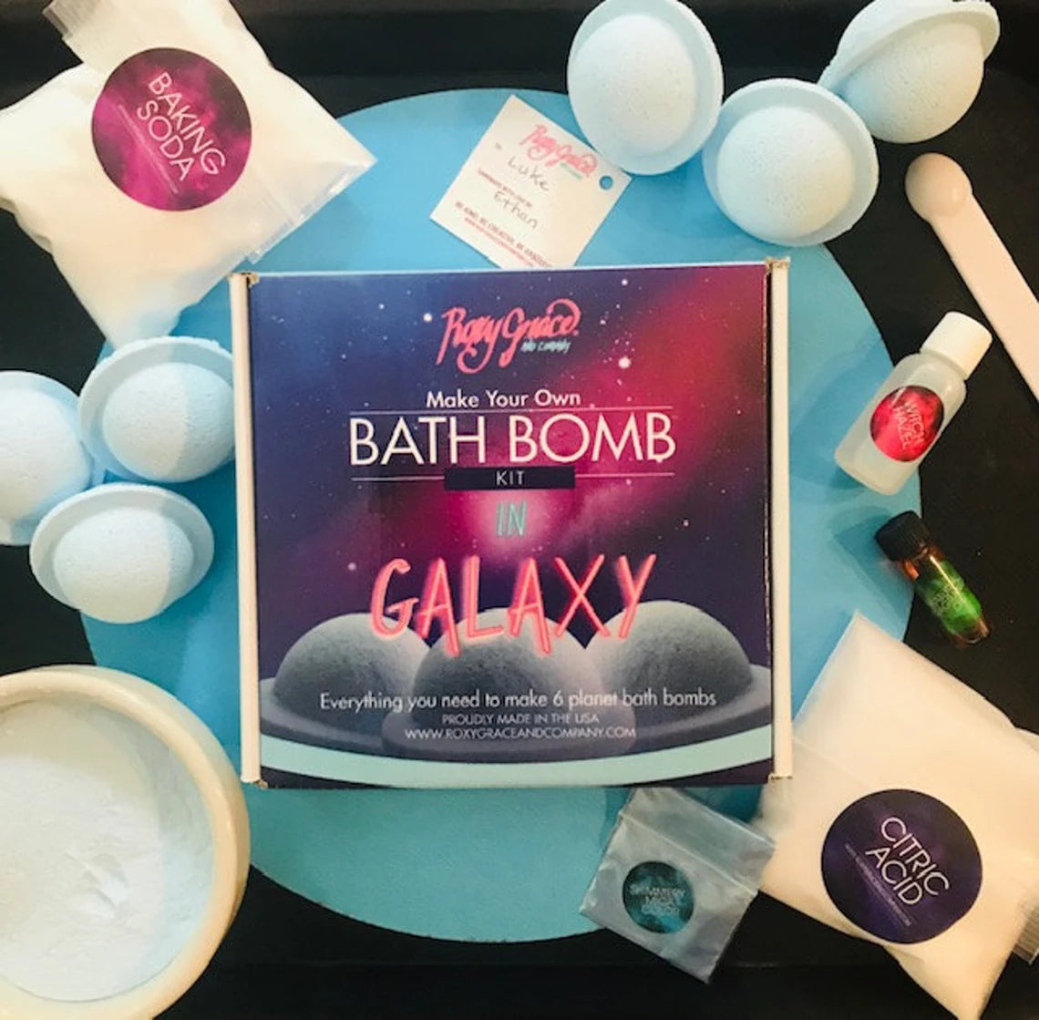 Blue Galaxy Bath Bomb Kit