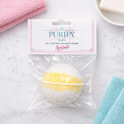 Spa Bath Bombs Collection - Purify (Lemon)
