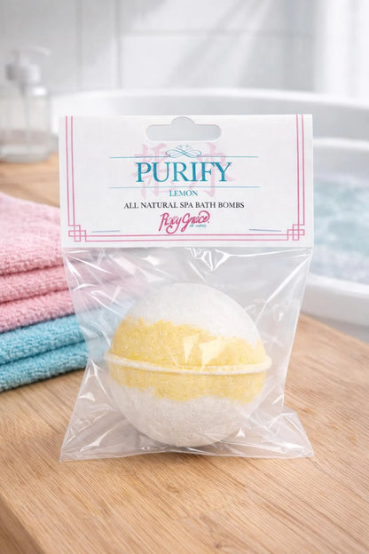 Spa Bath Bombs Collection - Purify (Lemon)