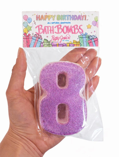 Birthday Number Bath Bomb