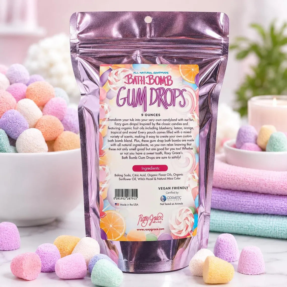 Bath Bomb Gum Drops