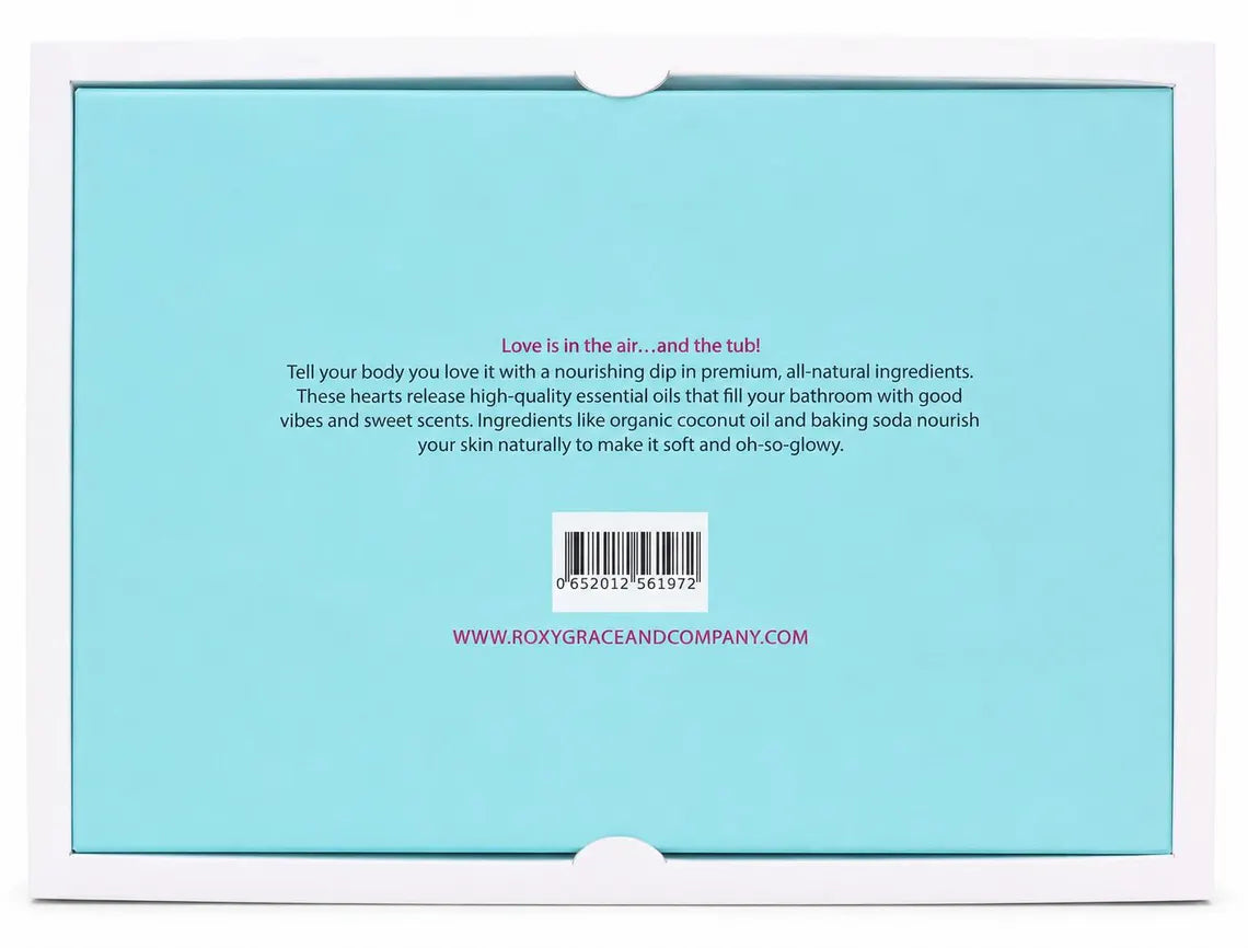 Valentine's Day Heart Bath Bomb Gift Set