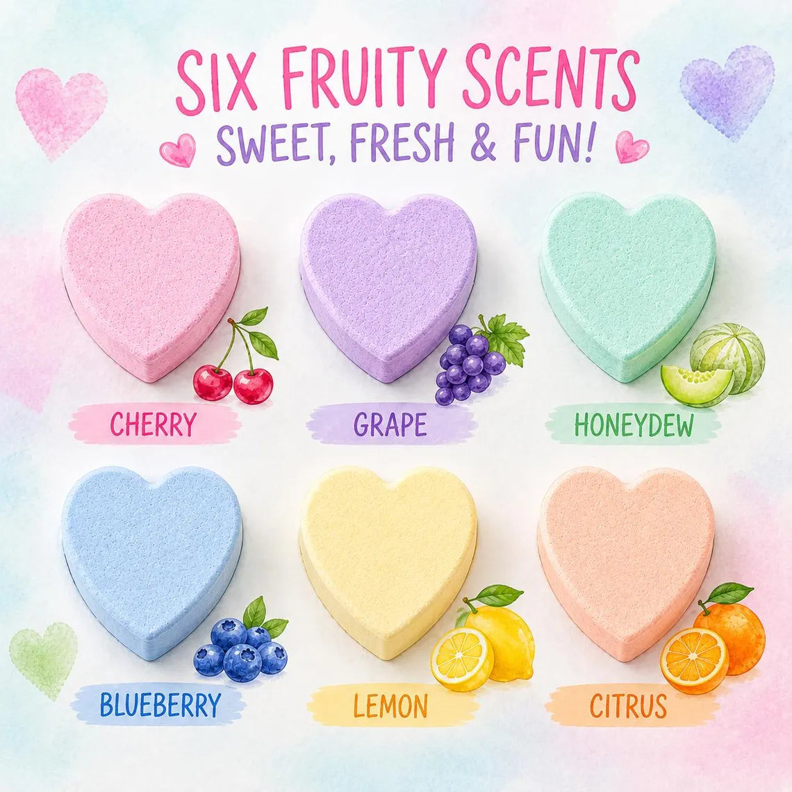 Valentine's Day Heart Bath Bomb Gift Set