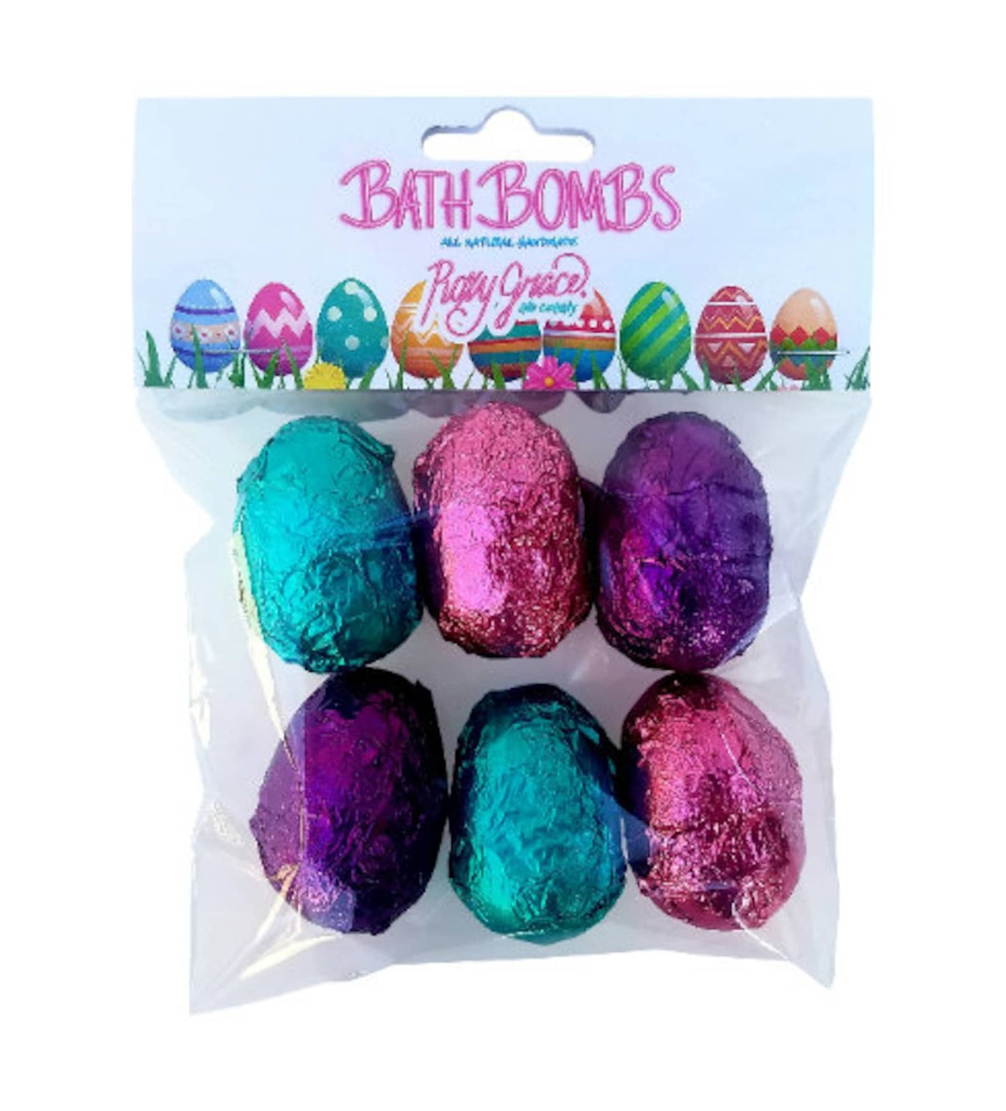 Easter Bath Bomb Gift Baskets