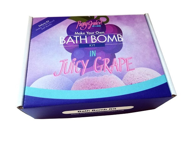 Juicy Grape Bath Bomb Deluxe Kit