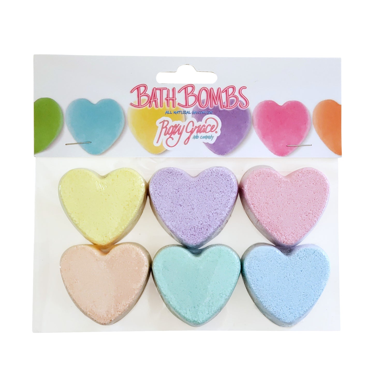 Heart Bath Bomb 6 Pack