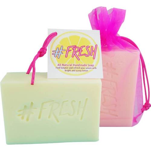 All Natural Shea Butter Soap – #Fresh (Lemon)