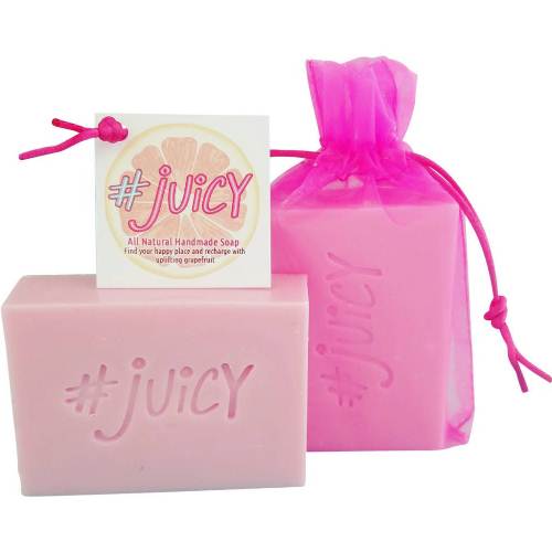 All Natural Shea Butter Soap – #Juicy (Grapefruit)